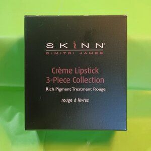 NIB Skinn Creme Lipstick Collection Rich Pigment Roseberry Praline Fruit Juice
